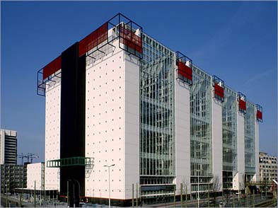 Het ministerie van VROM in Den Haag